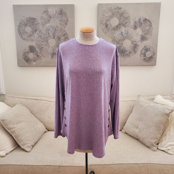 Enno Crewneck Long-Sleeve Top sz 2XL - Picture 5 of 14